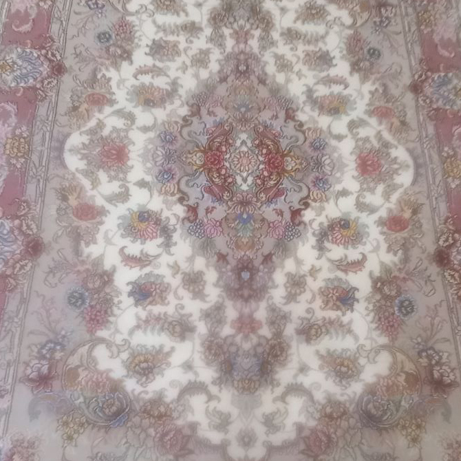فرش دست باف تمام ابریشم